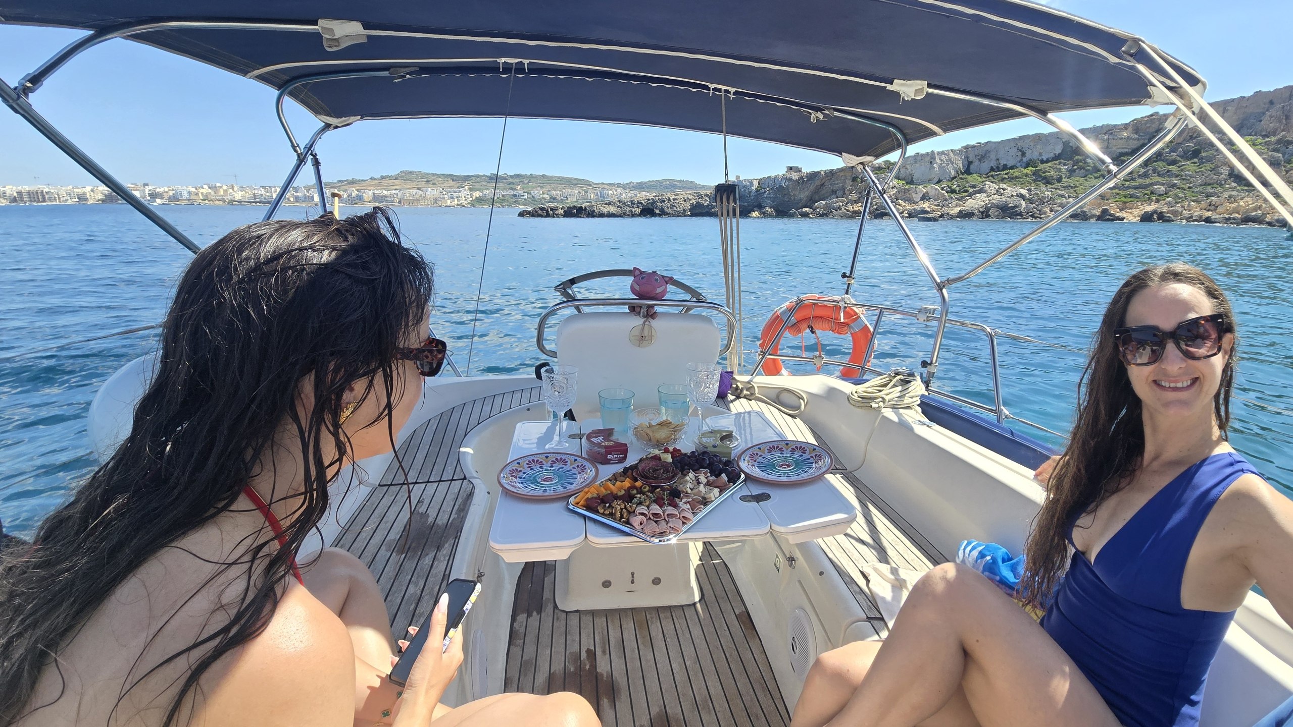 Food and drinks at the Blue Lagoon