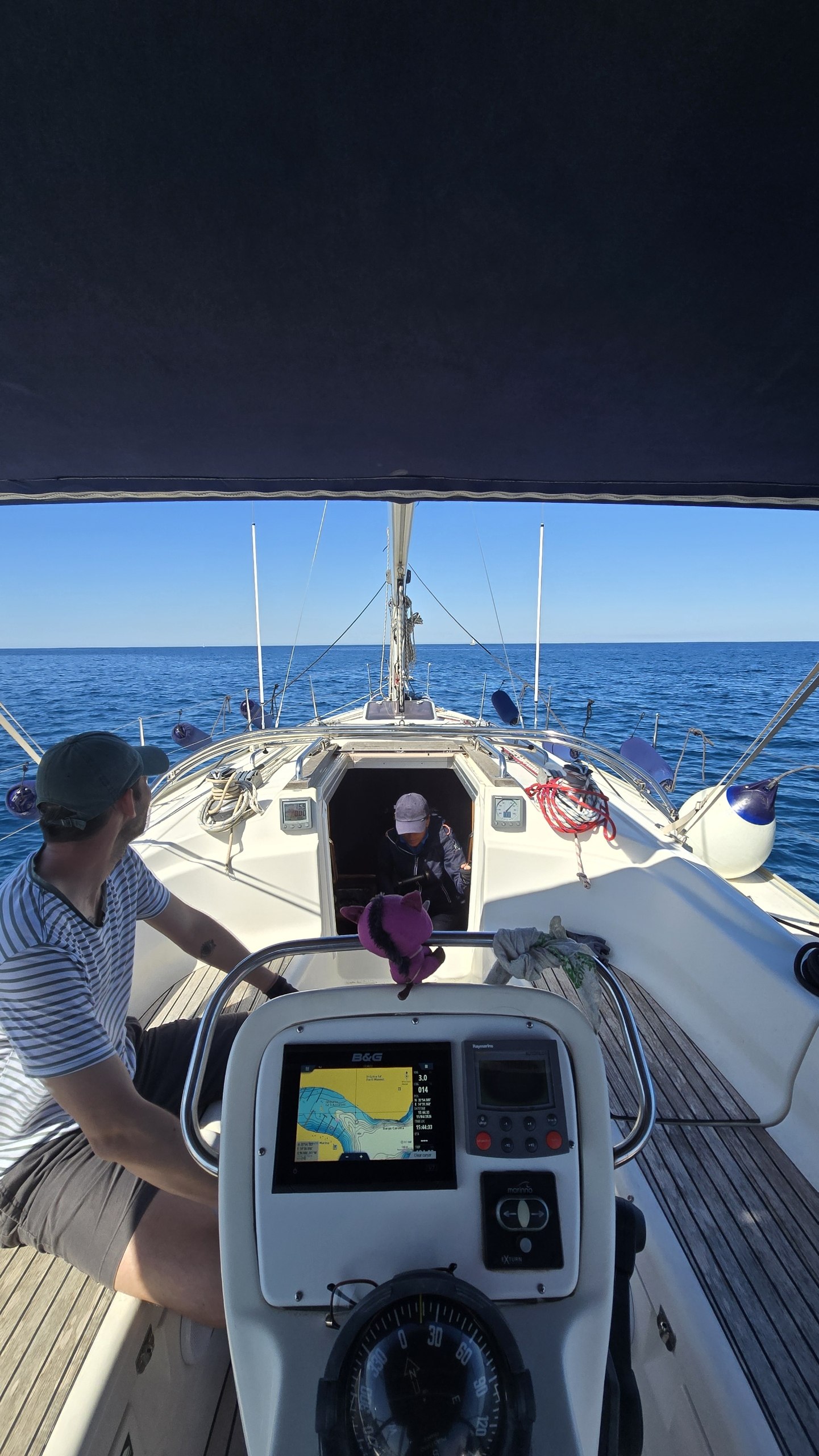 Guest at the helm of Kahlija